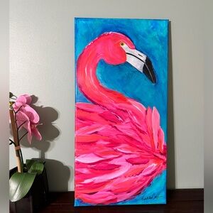 Clearance✅ - Flamingo Love #2. 24”x12”